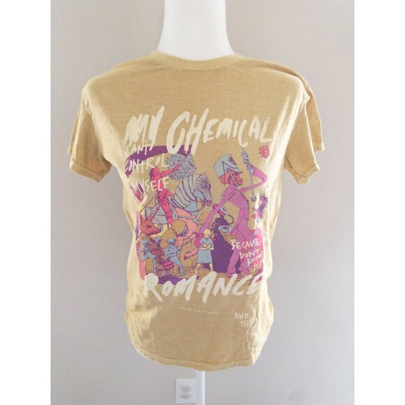 My Chemical Romance Tops - My Chemical Romance Graphic Tee - Tan